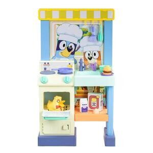 Cook With Chef Bluey Kitchen Playset 20+ Sounds Phrases Music and Lights NEW